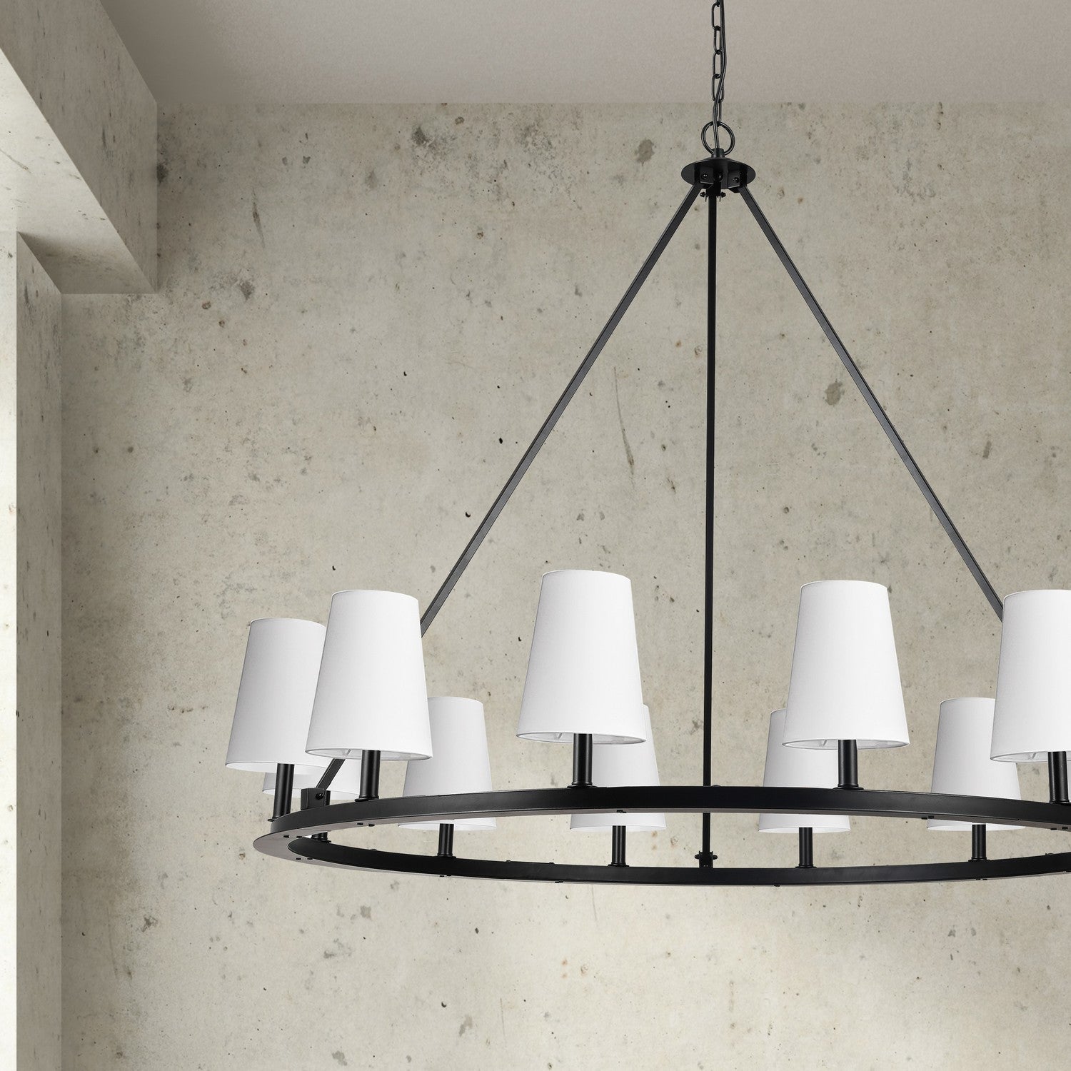 Dainolite Ltd - CLB-5212C-MB-790 - 12 Light Chandelier - Colby - Matte Black