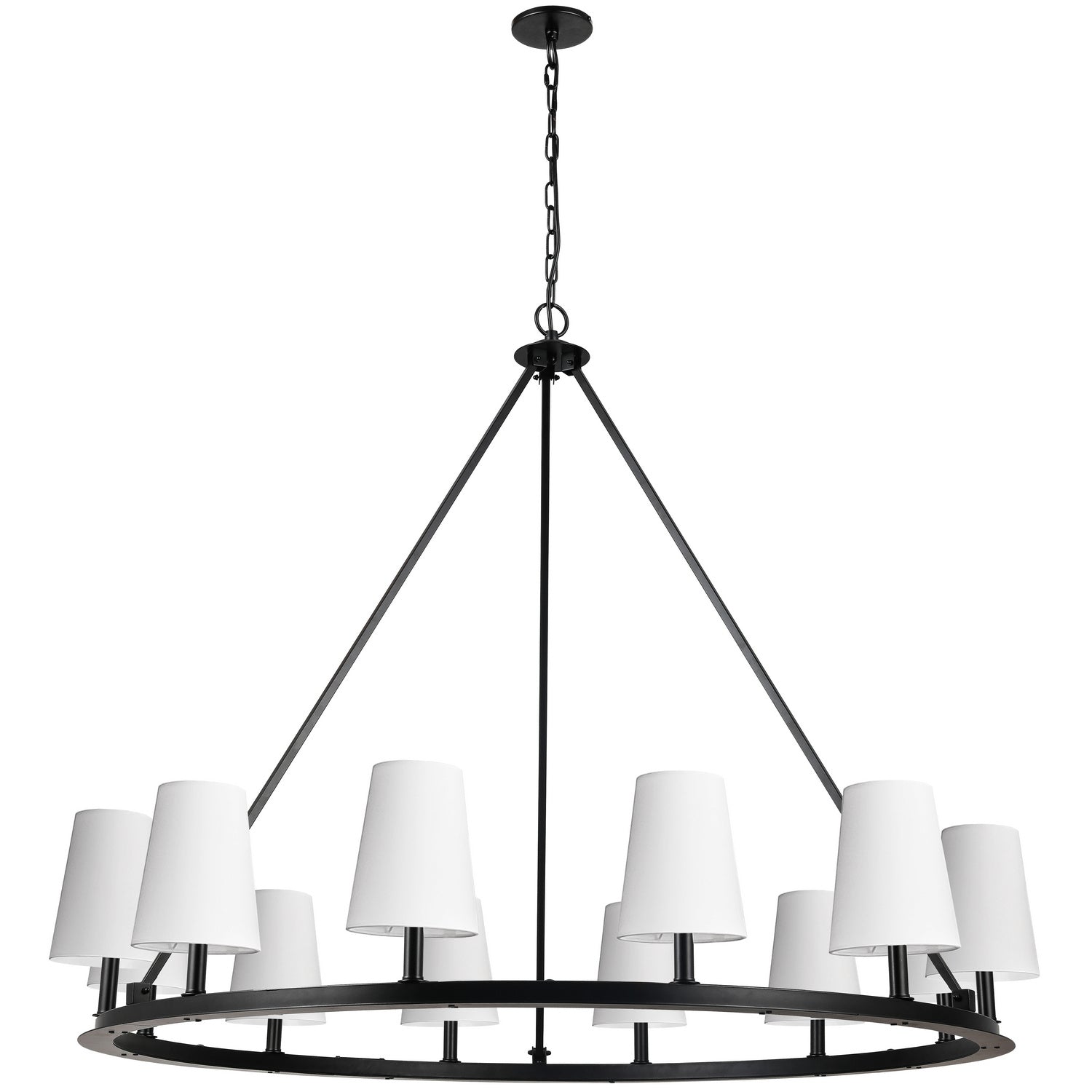 Dainolite Ltd - CLB-5212C-MB-790 - 12 Light Chandelier - Colby - Matte Black