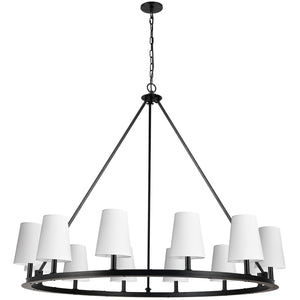 Dainolite Ltd - CLB-5212C-MB-790 - 12 Light Chandelier - Colby - Matte Black