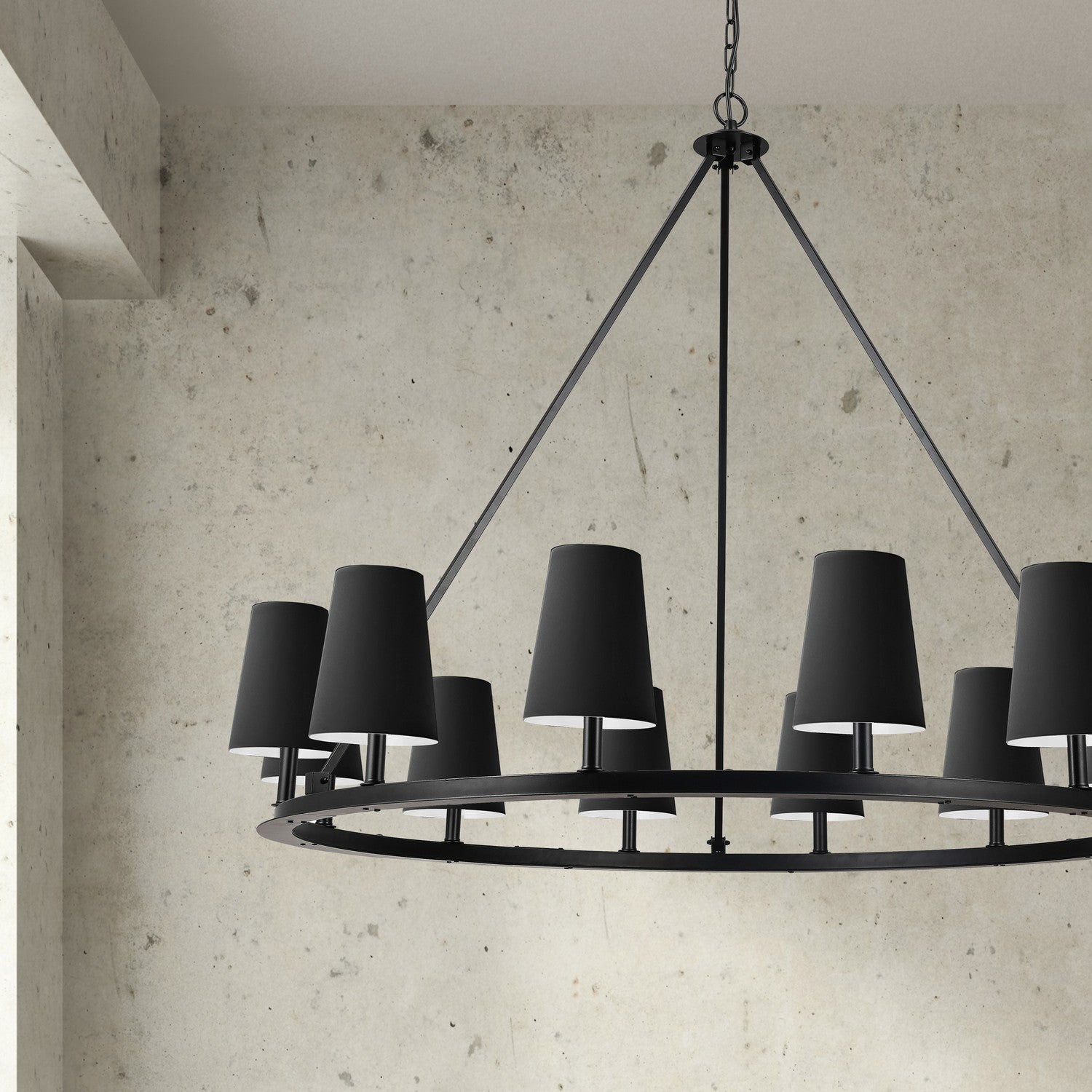 Dainolite Ltd - CLB-5212C-MB-797 - 12 Light Chandelier - Colby - Matte Black