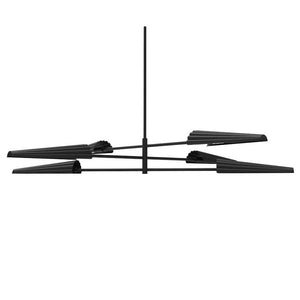 Dainolite Ltd - CSE-476C-MB - Six Light Chandelier - Cassie - Matte Black