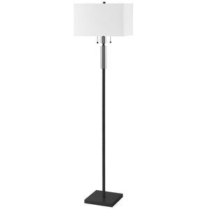 Dainolite Ltd - DM231F-MB - Two Light Floor Lamp - Fernanda - Matte Black