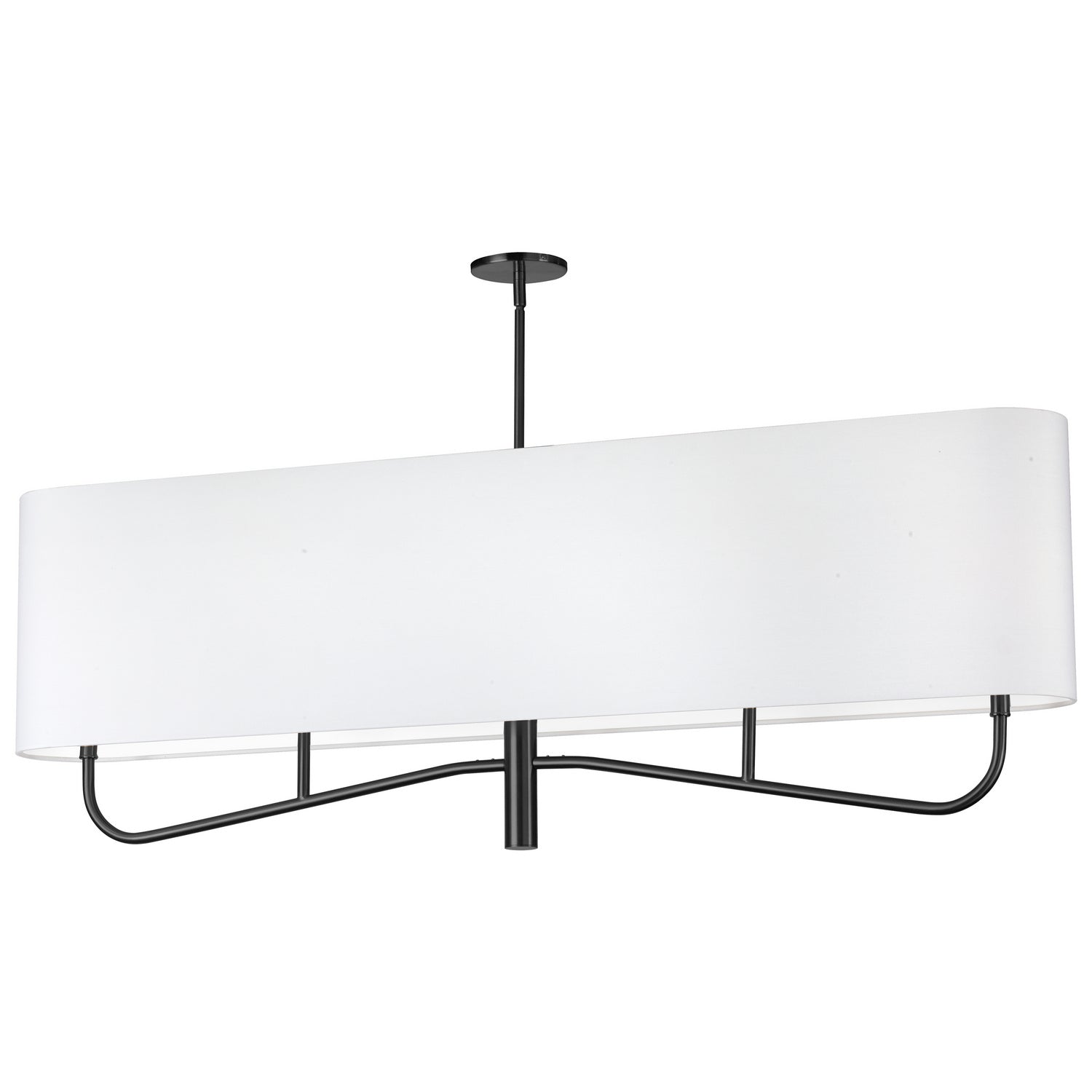 Dainolite Ltd - ELN-544HC-MB-790 - Four Light Chandelier - Eleanor - Matte Black