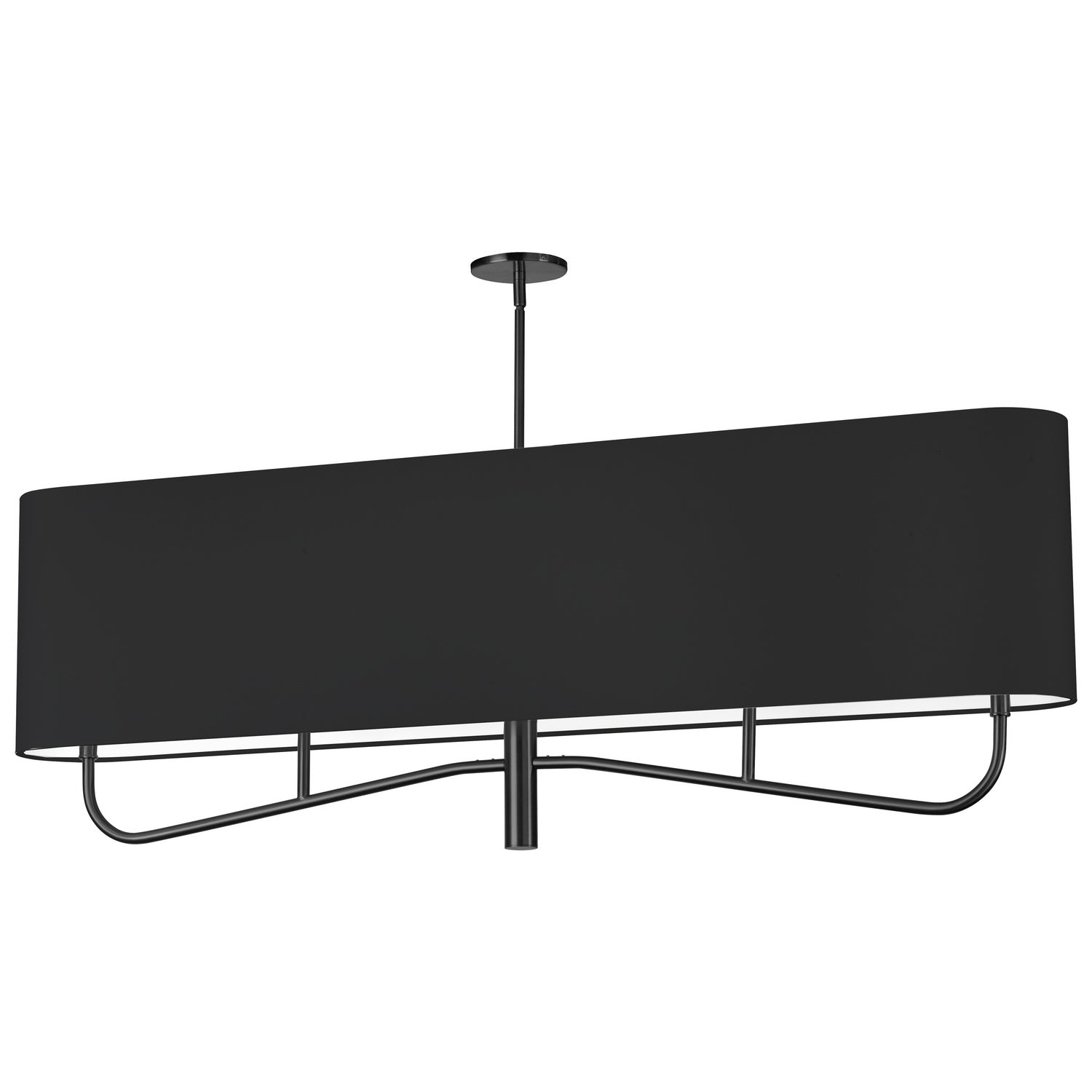 Dainolite Ltd - ELN-544HC-MB-797 - Four Light Chandelier - Eleanor - Matte Black