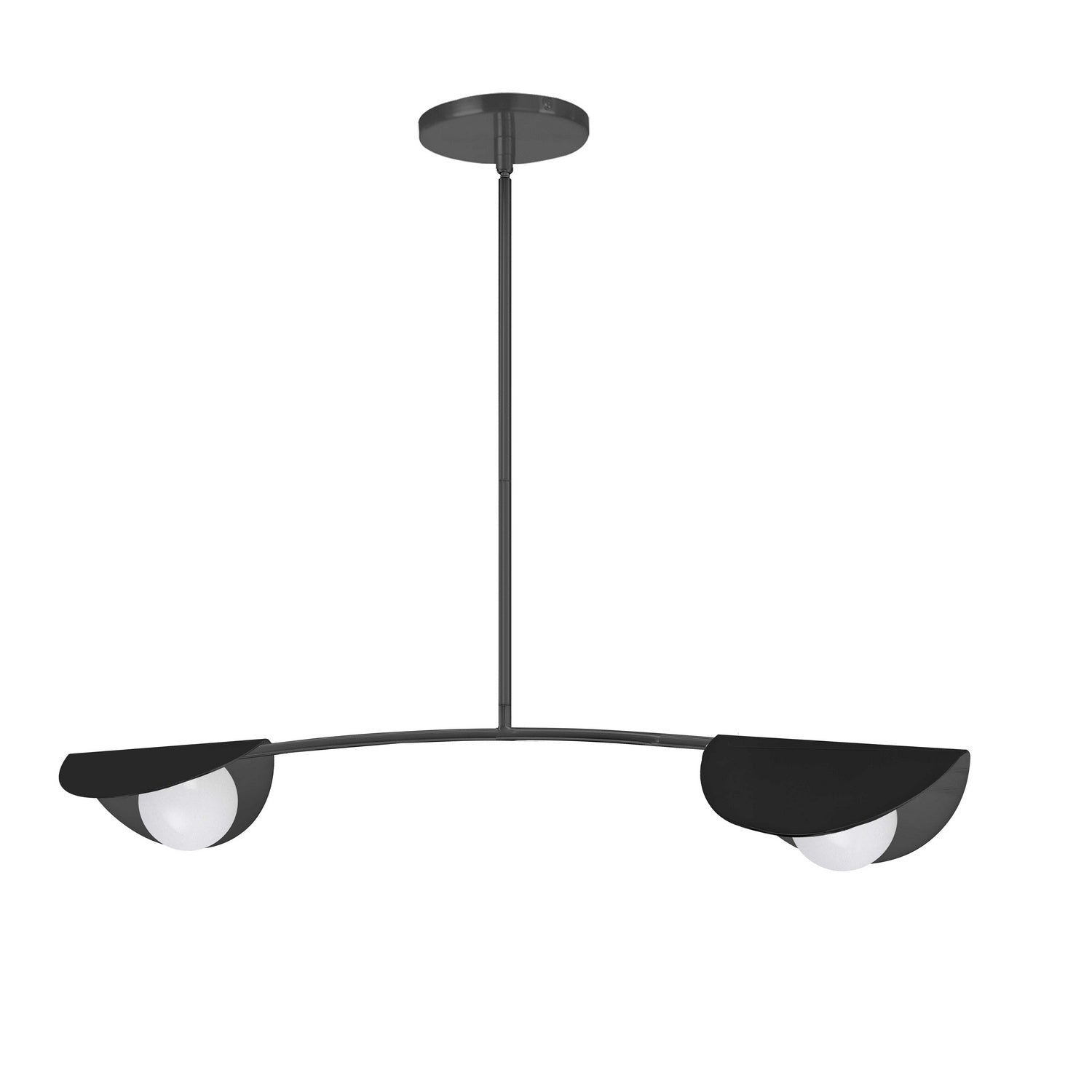 Dainolite Ltd - EMM-342HP-MB - Two Light Pendant - Emma - Matte Black