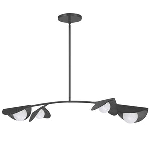 Dainolite Ltd - EMM-414HP-MB - Four Light Pendant - Emma - Matte Black