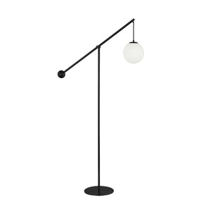 Dainolite Ltd - HOL-661F-MB - One Light Floor Lamp - Holly - Matte Black