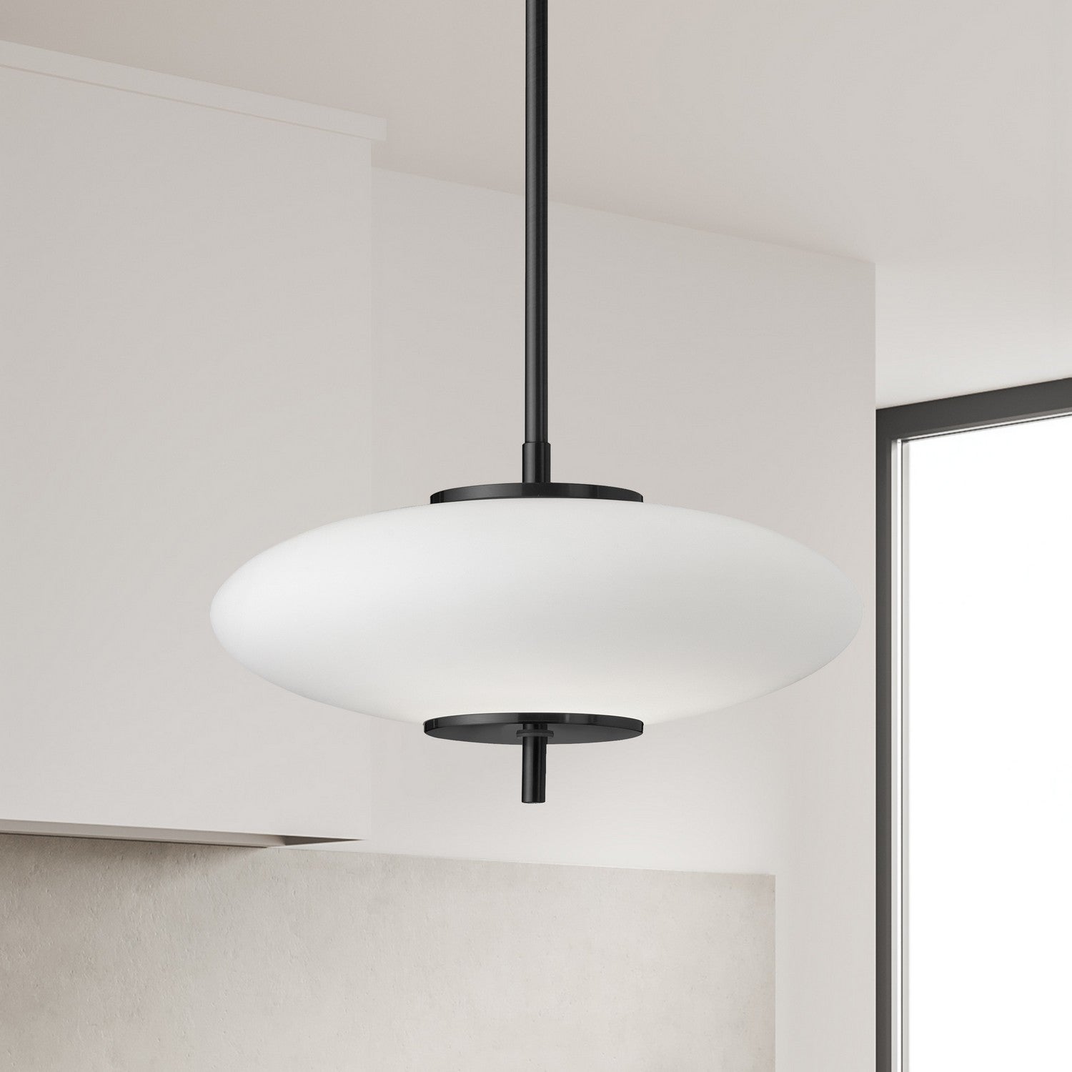 Dainolite Ltd - MAD-121LEDP-MB - LED Pendant - Maddie - Matte Black