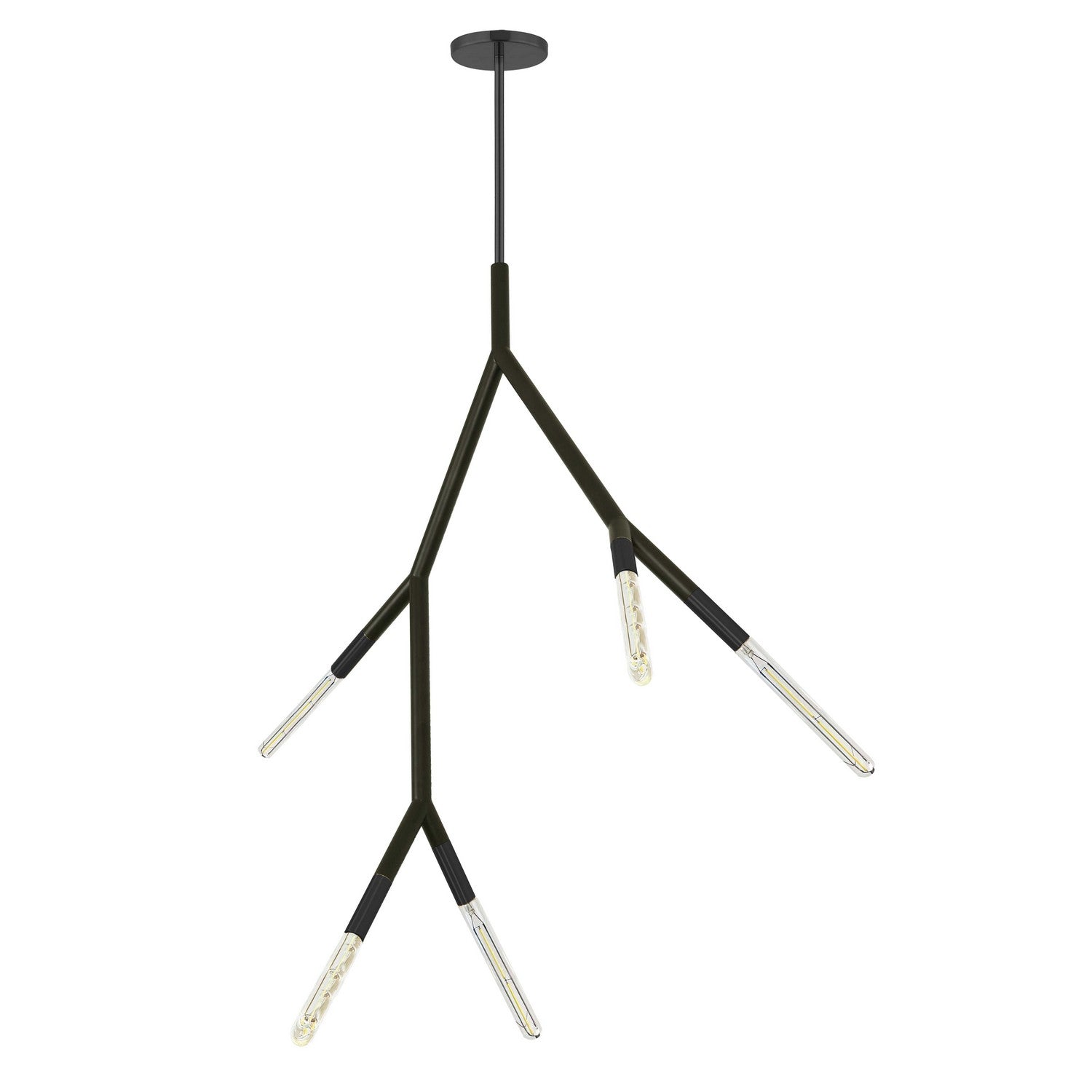 Dainolite Ltd - MOR-125P-MB - Five Light Pendant - Morgan - Matte Black