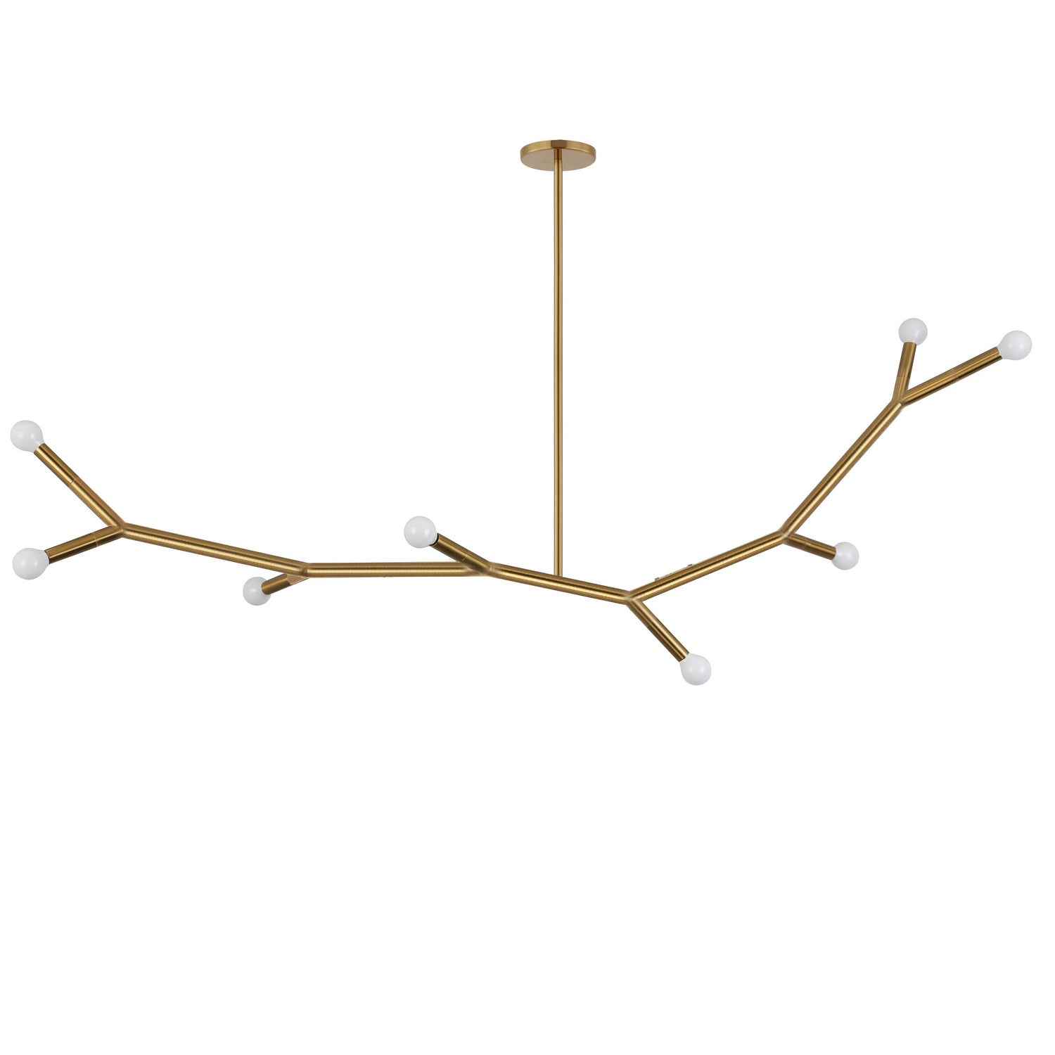 Dainolite Ltd - MOR-608HP-AGB - Eight Light Pendant - Morgan - Aged Brass