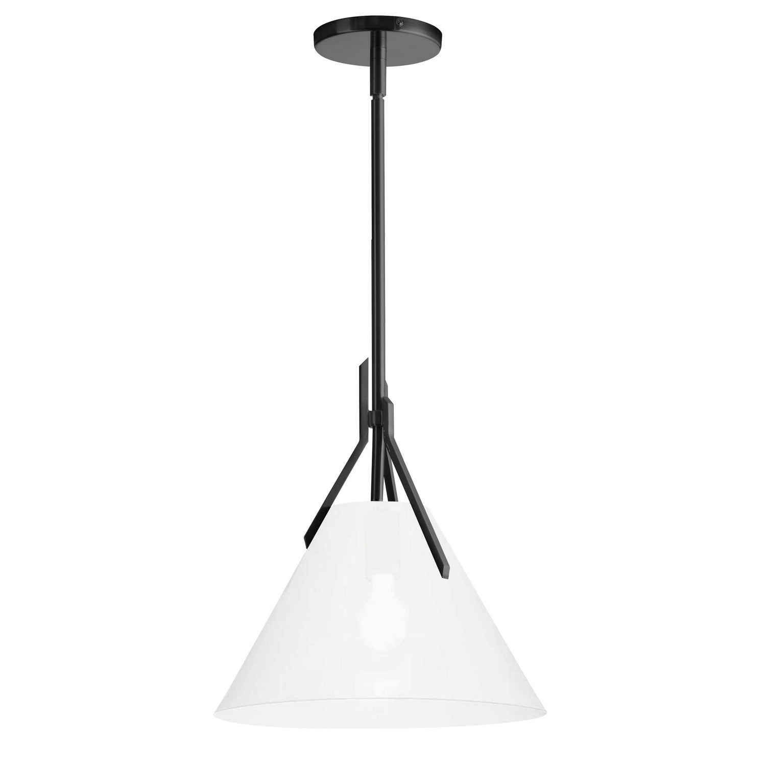 Dainolite Ltd - NIC-101P-MB - One Light Pendant - Nicole - Matte Black