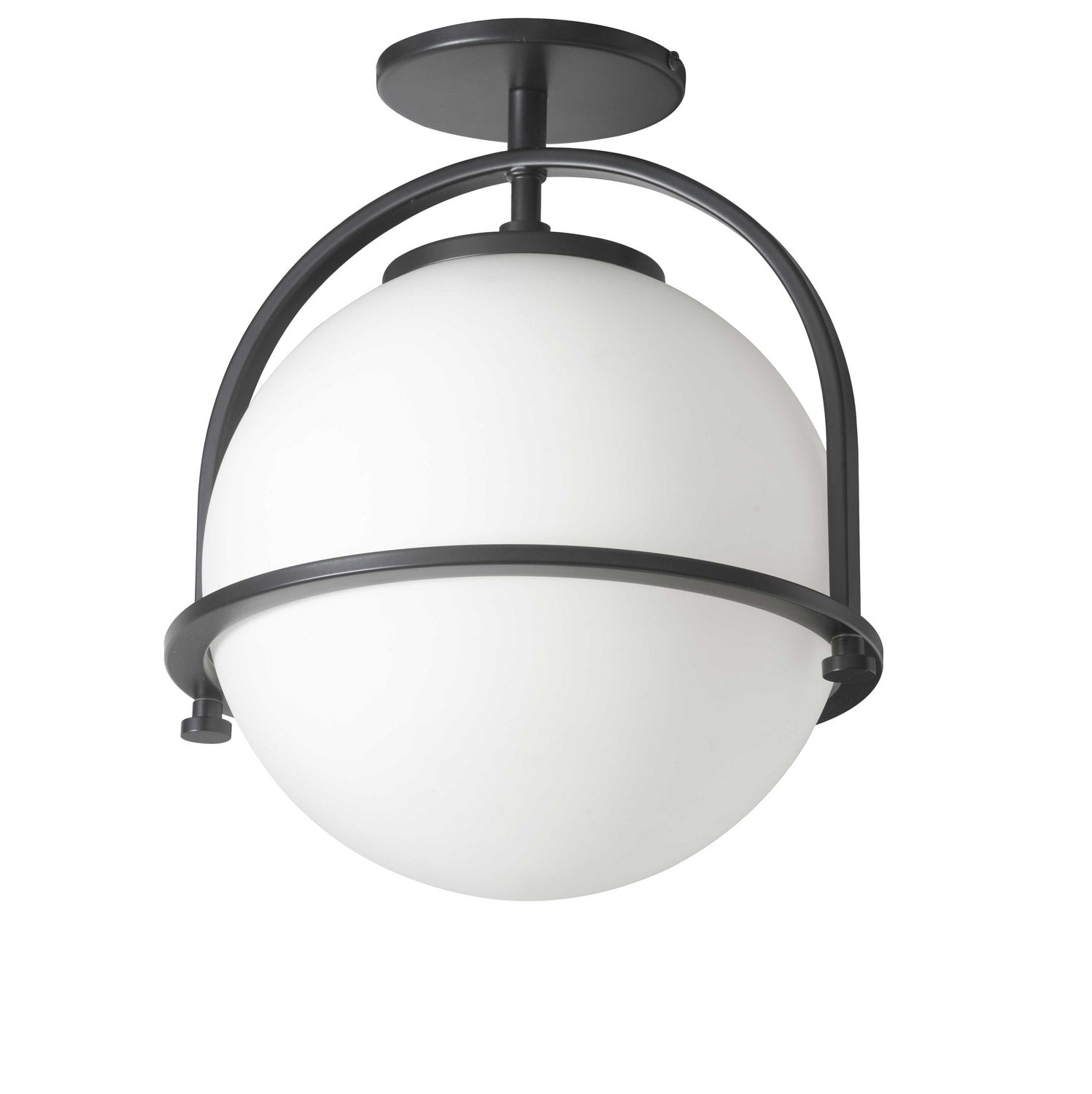 Dainolite Ltd - PAO-121SF-MB - One Light Semi Flush Mount - Paola - Matte Black