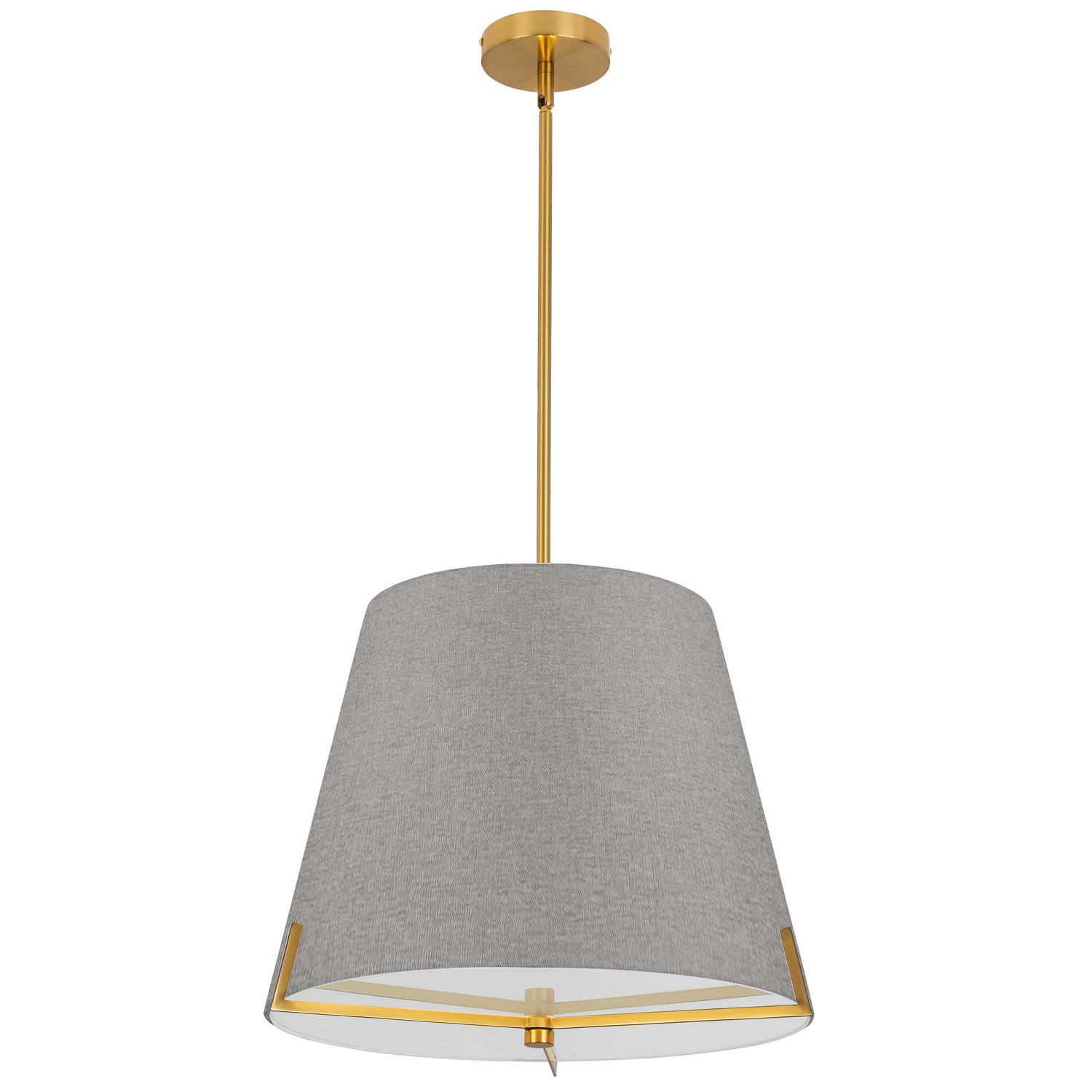 Dainolite Ltd - PST-184P-AGB-GRY - Four Light Pendant - Preston - Grey