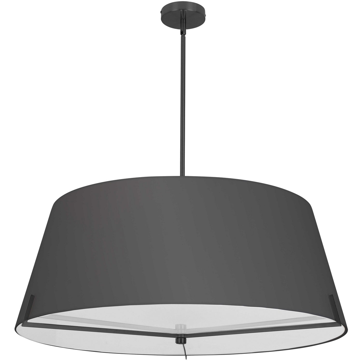 Dainolite Ltd - PST-324P-MB-BK - Four Light Pendant - Preston - Black