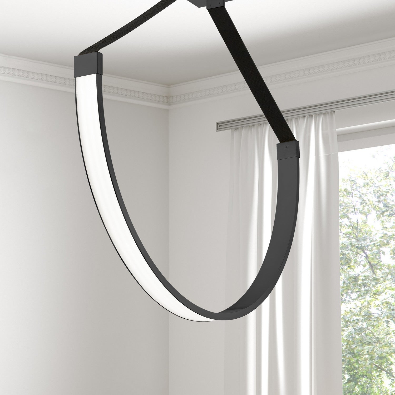 Dainolite Ltd - REG-401LEDP-MB - LED Pendant - Regan - Matte Black