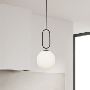 Dainolite Ltd - SIM-121P-MB - One Light Pendant - Simone - Matte Black