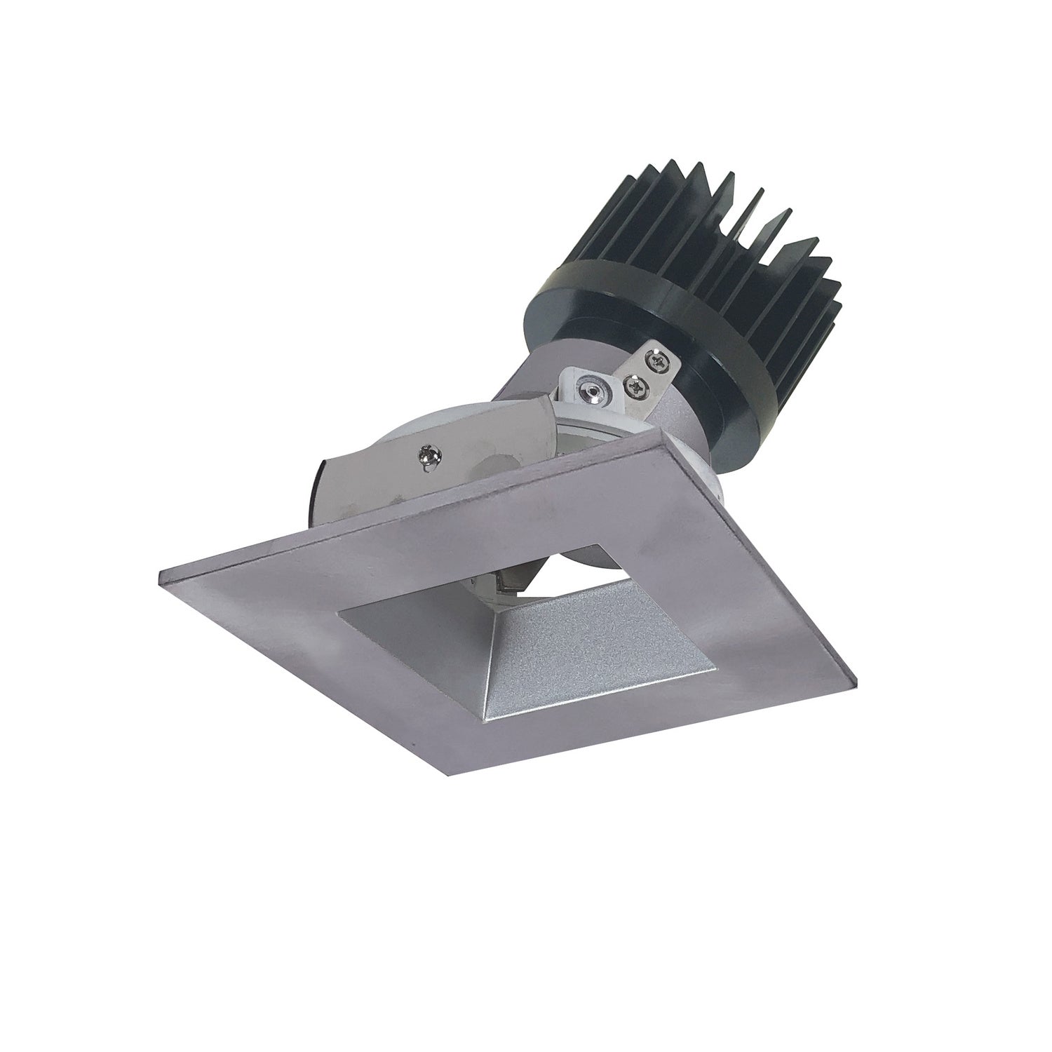 Nora Lighting - NIO-4SDSQ30XHN/HL - Adjustable Trim - Rec Iolite - Haze Reflector / Natural Metal Flange