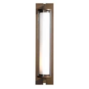 Hubbardton Forge - 306455-SKT-75-ZM0390 - One Light Outdoor Wall Sconce - Fuse - Coastal Bronze