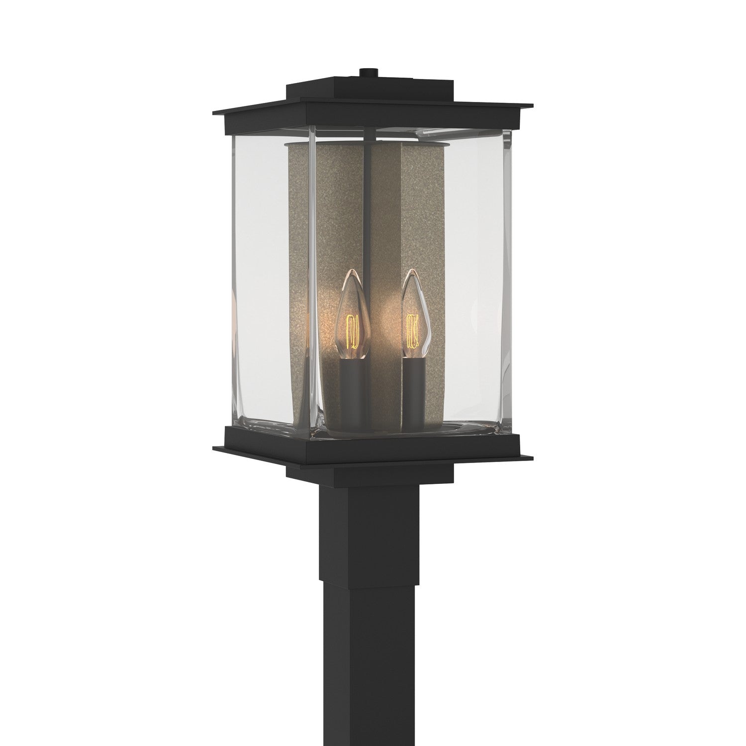 Hubbardton Forge - 344840-SKT-80-83-ZM0703 - Kingston Outdoor Post Light - Kingston - Coastal Black