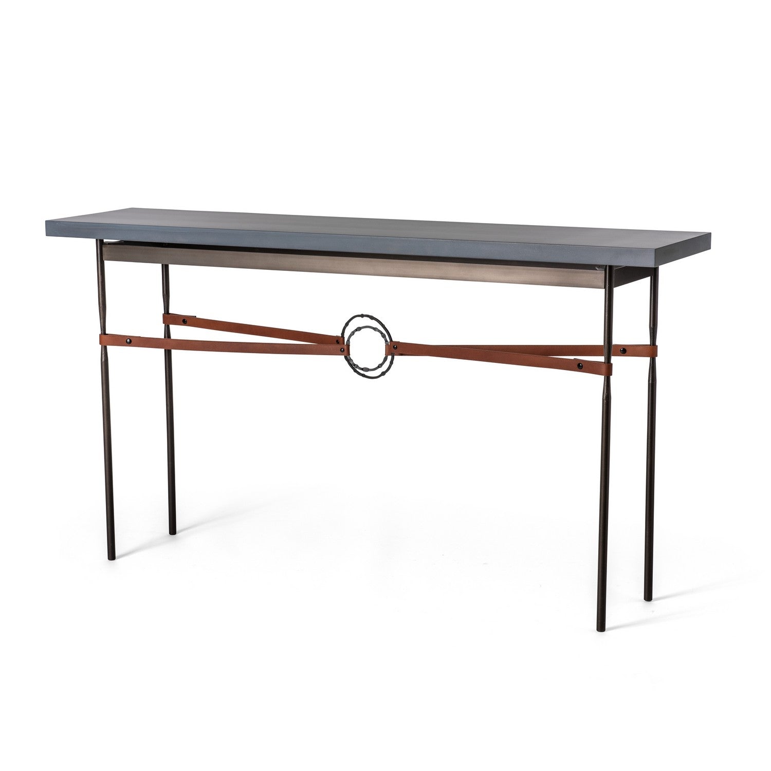 Hubbardton Forge - 750120-07-07-LC-M2 - Equus Wood Top Console Table - Equus - Dark Smoke