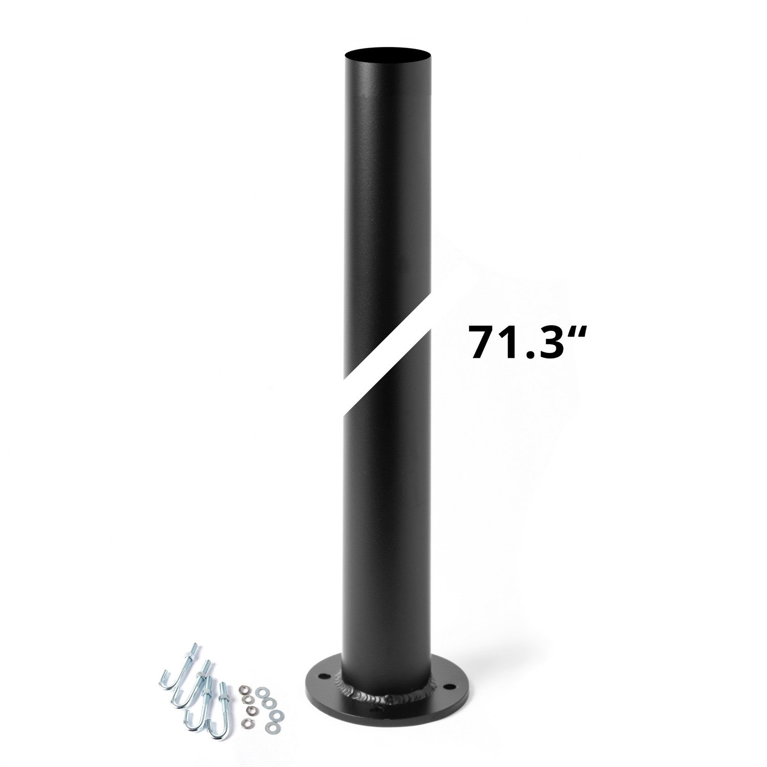 Hubbardton Forge - 390271-80 - Outdoor Post - Round Post - Coastal Black