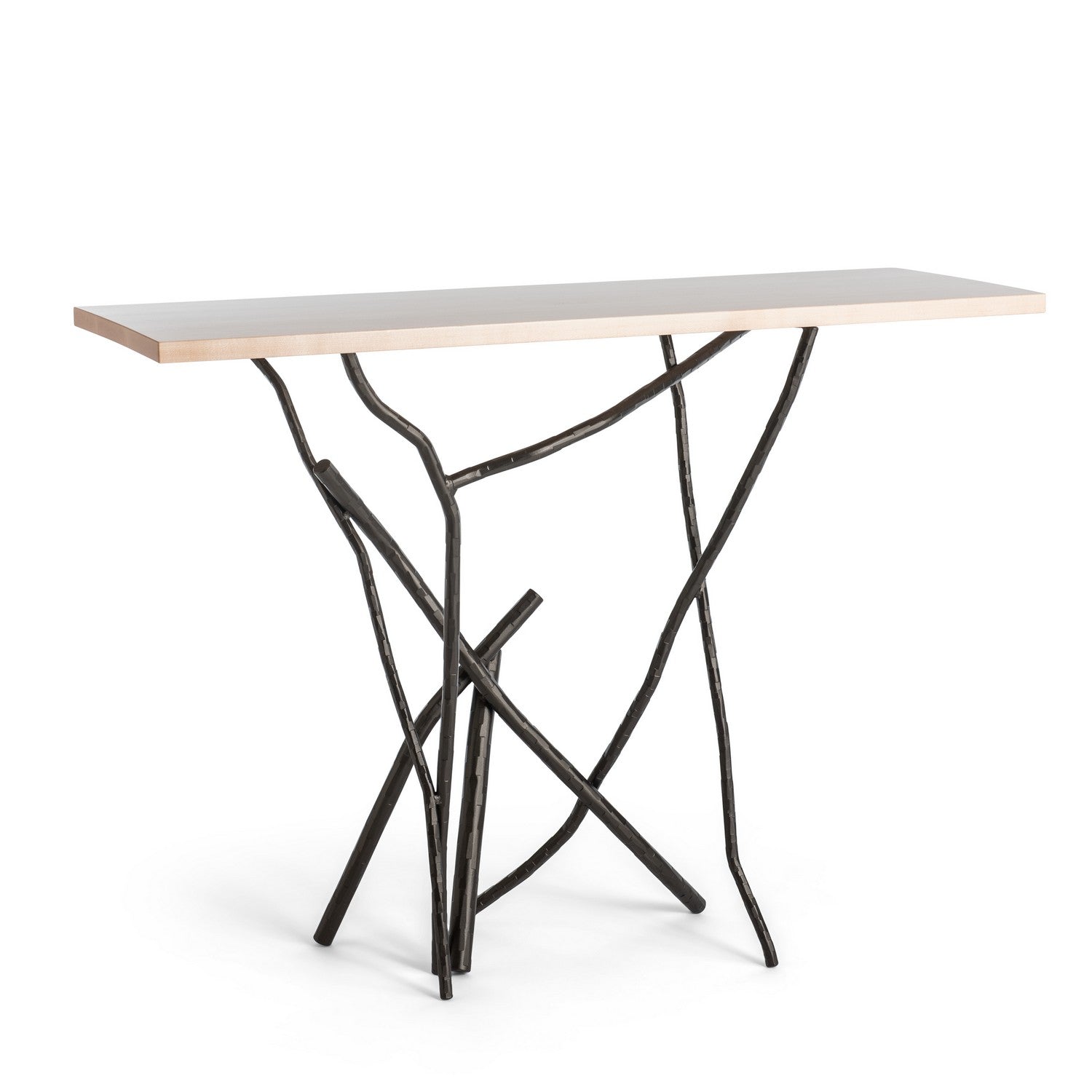 Hubbardton Forge - 750113-07-M1 - Brindille Wood Top Console Table - Brindille - Dark Smoke