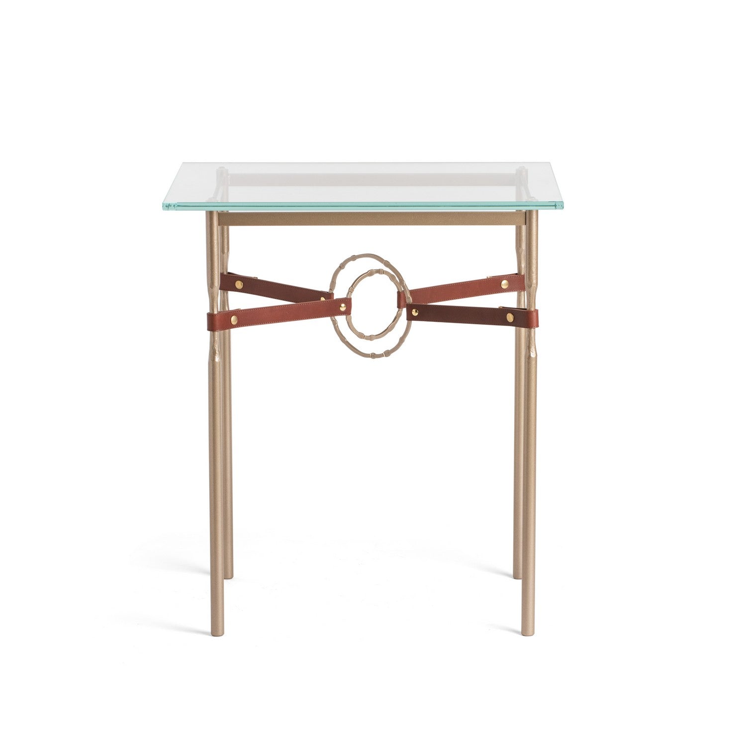 Hubbardton Forge - 750116-84-84-LB-VA0717 - Equus Side Table - Equus - Soft Gold