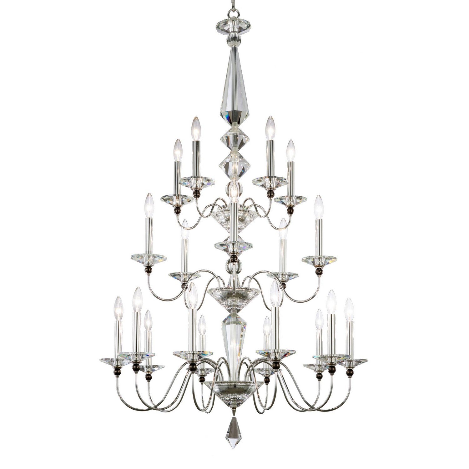 Schonbek - 9698-40O - 20 Light Chandelier - Jasmine - Silver