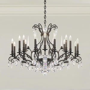 Schonbek - RN3892N-51H - 18 Light Chandelier - Renaissance Nouveau - Black