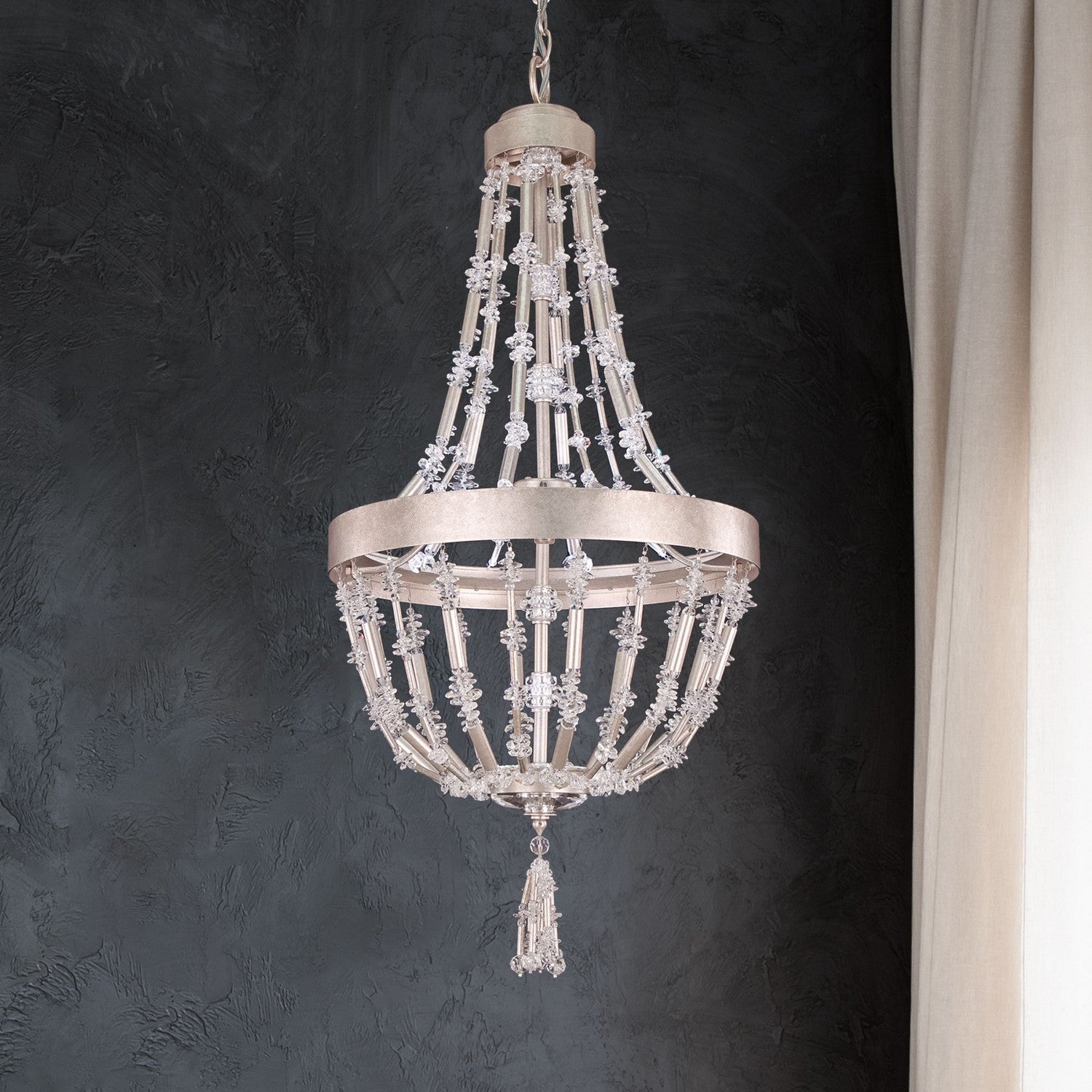 Schonbek - S2816-48O - LED Pendant - Bali - Antique Silver