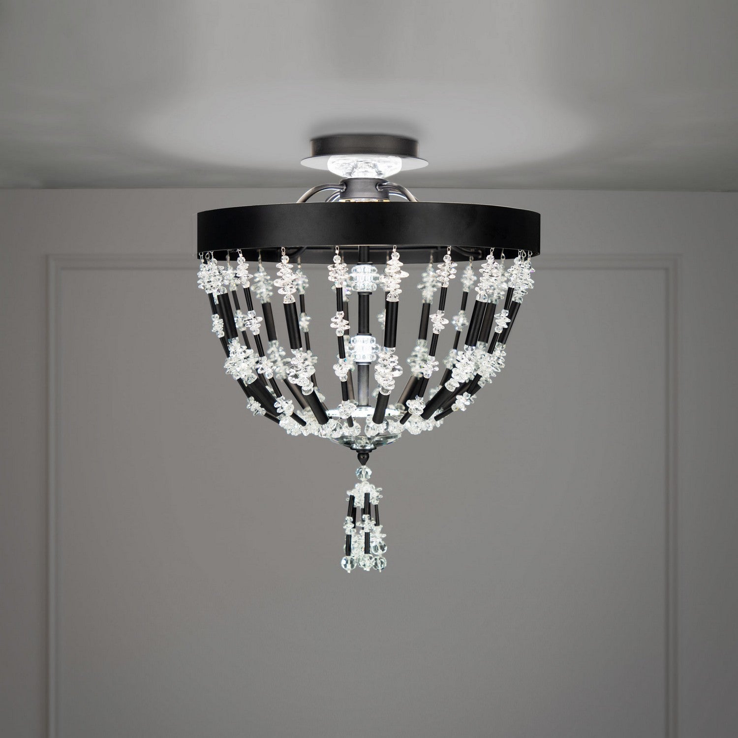 Schonbek - S2817-51O - LED Semi-Flush Mount - Bali - Black