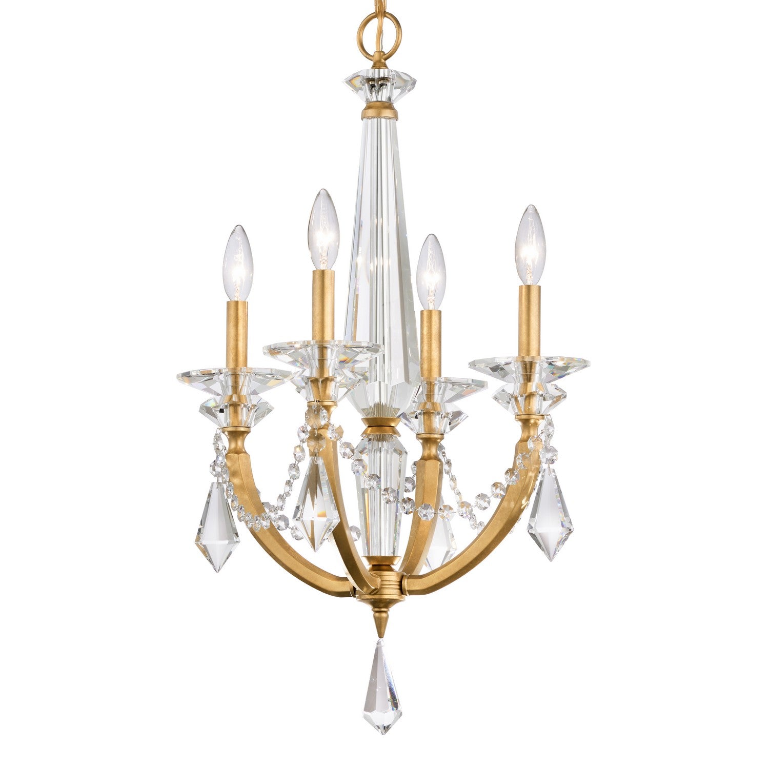 Schonbek - S6704N-22R - Four Light Chandelier - Verona - Heirloom Gold