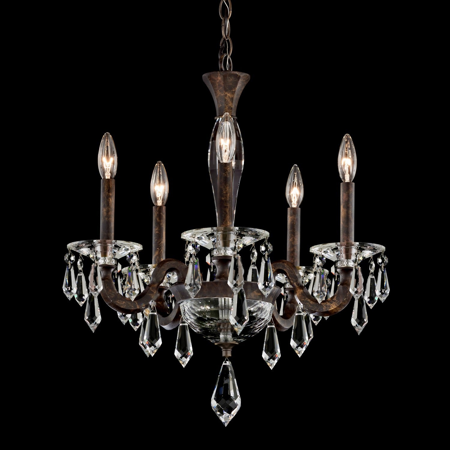 Schonbek - S7605N-76R - Five Light Chandelier - Napoli - Heirloom Bronze