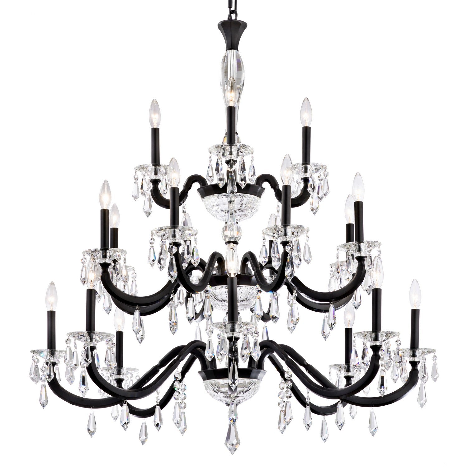 Schonbek - S7620N-51R - 20 Light Chandelier - Napoli - Black