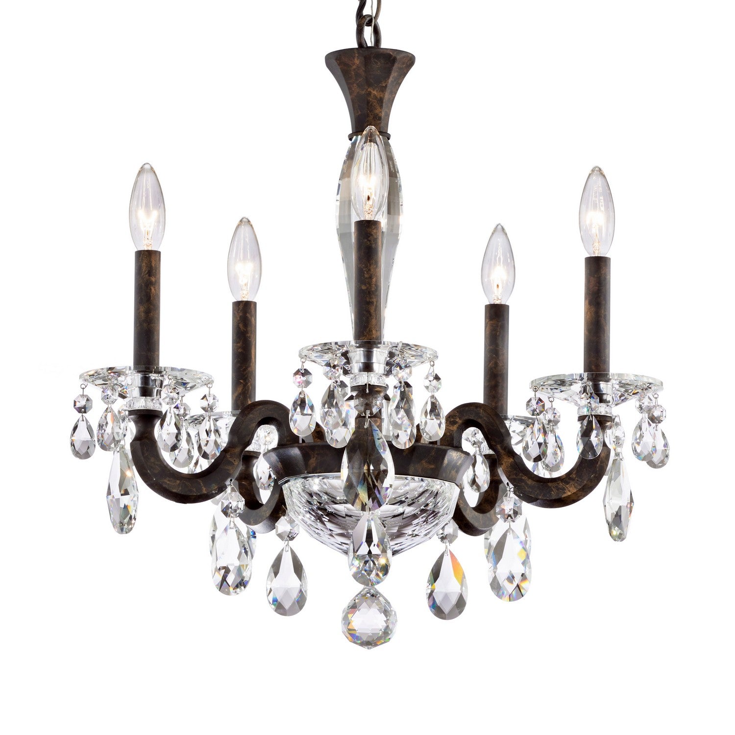 Schonbek - S8605N-76R - Five Light Chandelier - San Marco - Heirloom Bronze