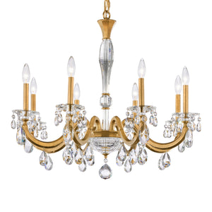 Schonbek - S8608N-22R - Eight Light Chandelier - San Marco - Heirloom Gold