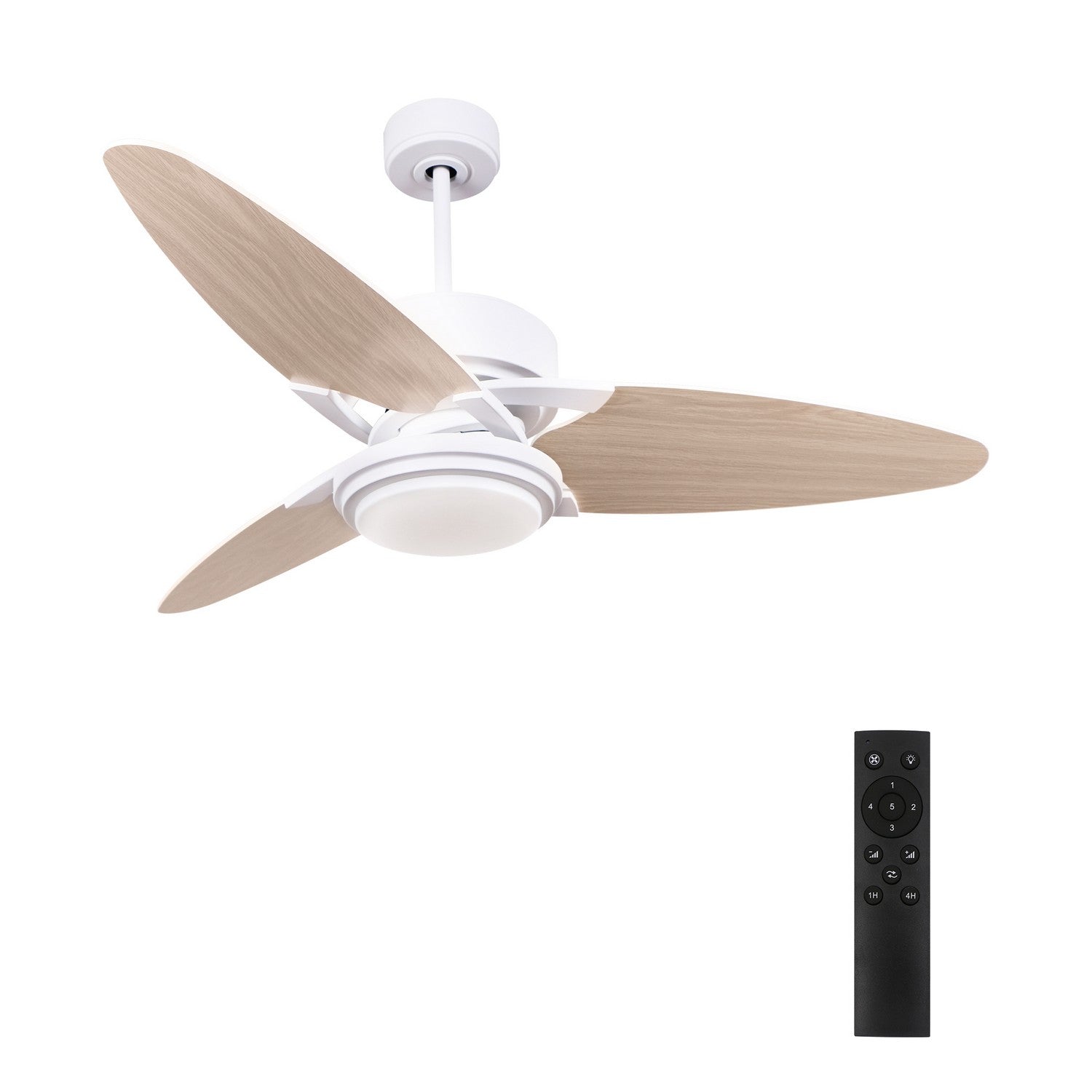 Carro - DC523B-L12-WT-1 - 52"Ceiling Fan - Maddox - White