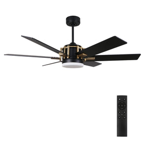 Carro - DC526C-L12-B2-1G - 52"Ceiling Fan - Jaxx - Black