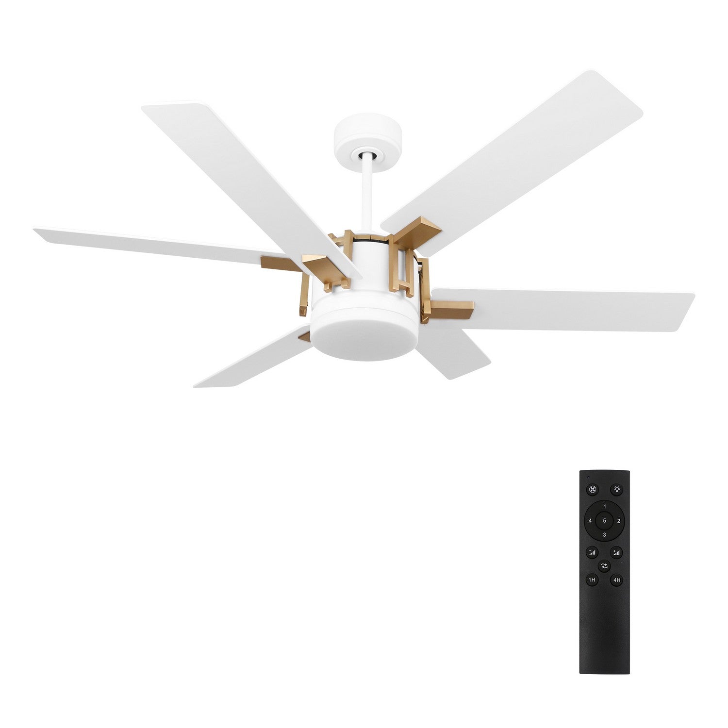 Carro - DC526C-L12-W1-1G - 52"Ceiling Fan - Jaxx - White