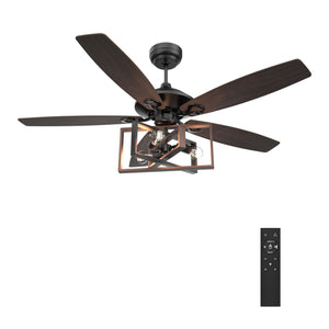 Carro - VC525D1-L61-BG-1 - 52"Ceiling Fan - Karson - Black