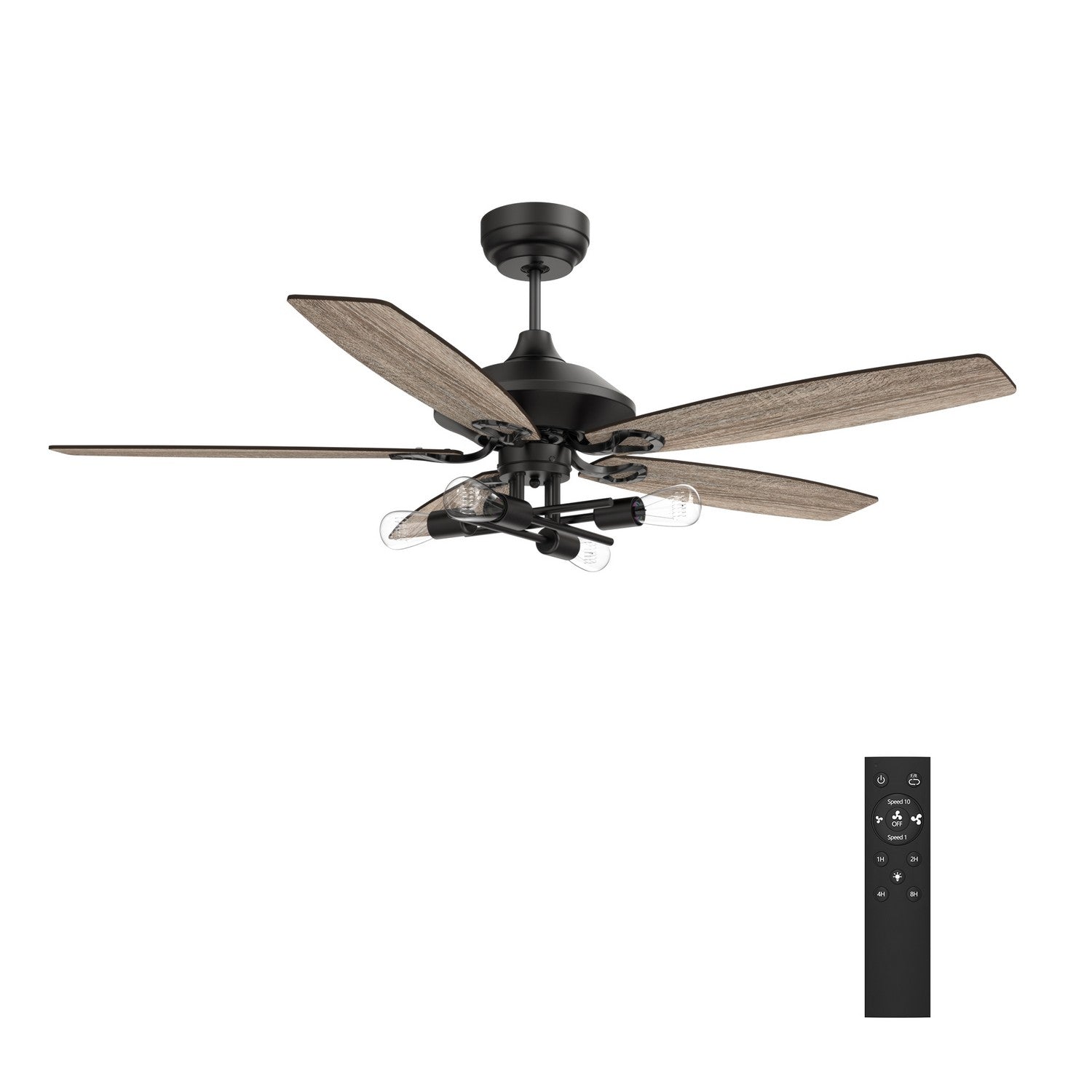 Carro - VC525D1-L72-BG-1 - 52"Ceiling Fan - Karson - Black