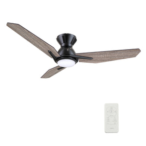 Carro - VS443J3-L11-BS-1-FM - 44"Smart Ceiling Fan - Calen - Black