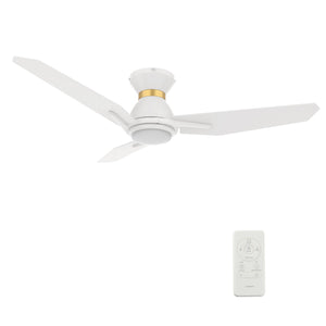 Carro - VS443J3-L11-W1-1-FMA - 44"Smart Ceiling Fan - Calen - White