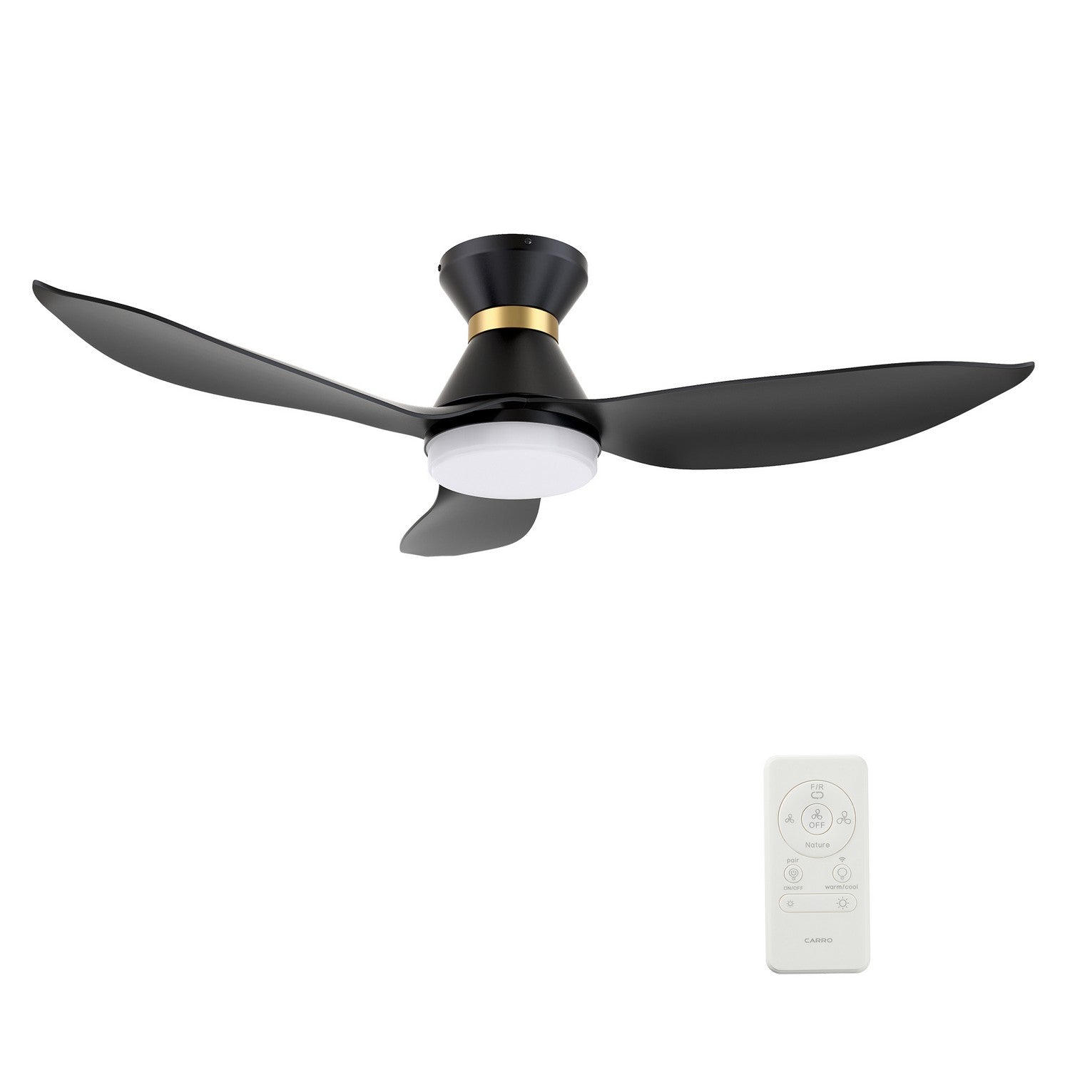 Carro - VS453V-L12-B2-1-FM - 45"Smart Ceiling Fan - Ryatt - Black