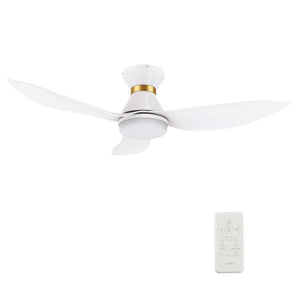 Carro - VS453V-L12-W1-1-FMA - 45"Smart Ceiling Fan - Ryatt - White