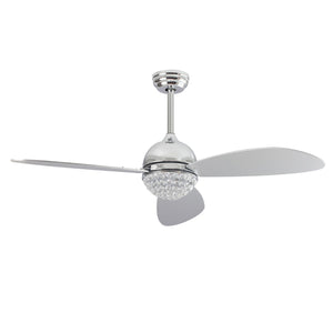 Carro - VS483Q3-L12-SC-1 - 48"Smart Ceiling Fan - Coren - Silver