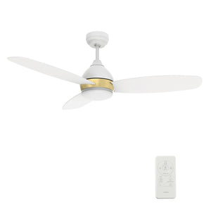 Carro - VS483Q6-L12-W1-1A - 48"Smart Ceiling Fan - Hobart - White