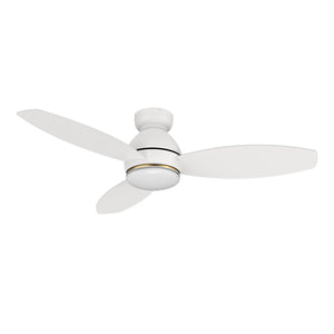 Carro - VS483Q6-L12-W1-1-FM - 48"Smart Ceiling Fan - Hobart - White