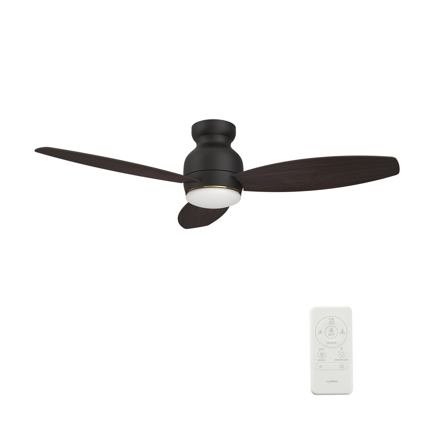 Carro - VS483Q-L12-BG-1 - 48"Smart Ceiling Fan - Trento - Black