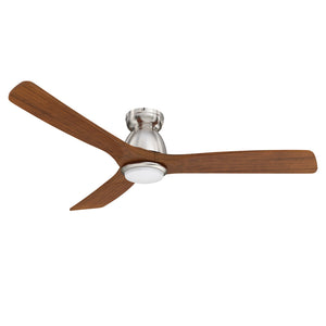 Carro - VS523N3-L11-SM2-1-FM - 52"Smart Ceiling Fan - Akron - Silver